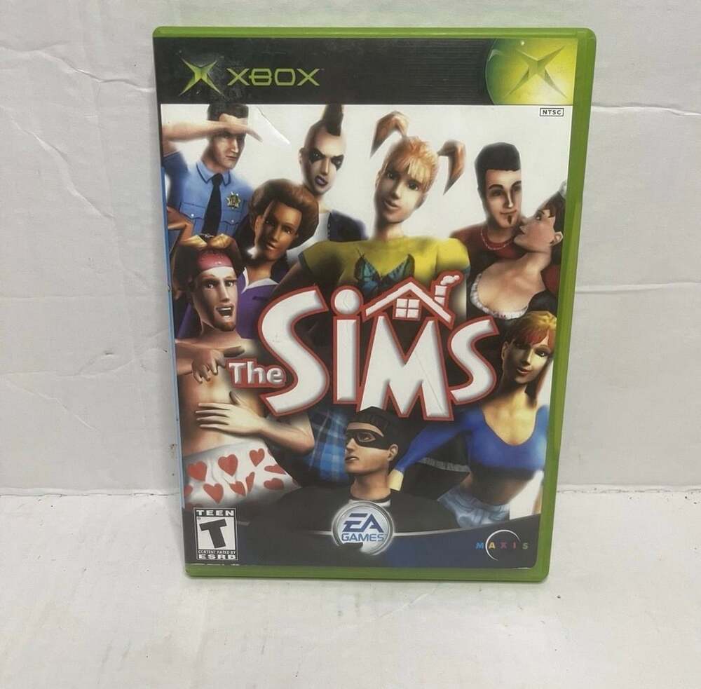 Electronic Arts The Sims Original Xbox Video Game Complete With Case